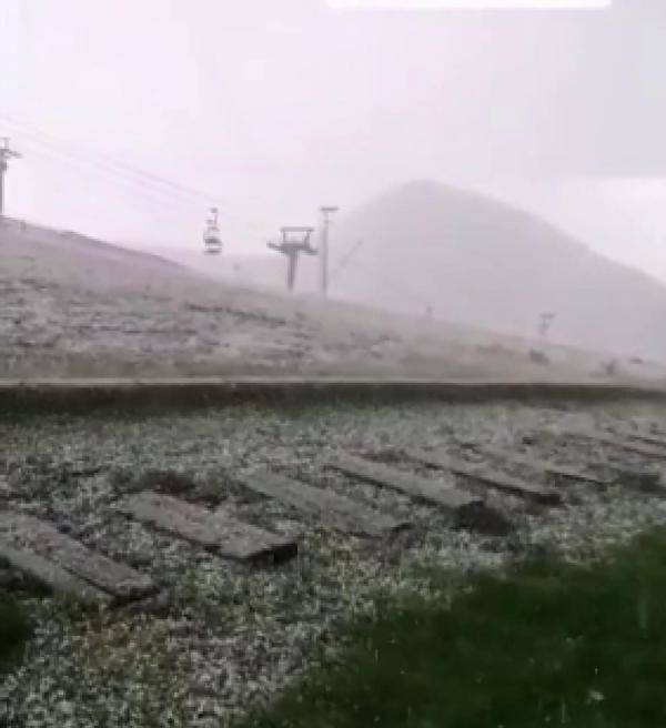 Erzurum'a ilk kar düştü - 3