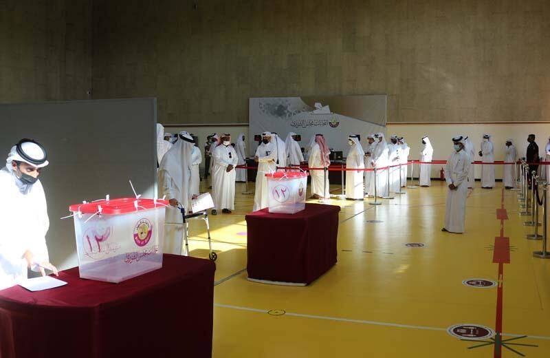 Katar'da ilk kez yapılan milletvekili seçimleri için oy verme işlemi başladı - 7