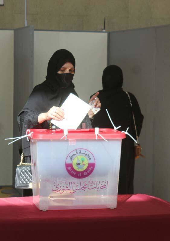 Katar'da ilk kez yapılan milletvekili seçimleri için oy verme işlemi başladı - 5