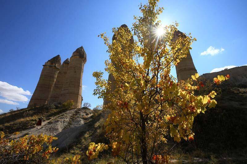 Kapadokya sonbahar renklerine büründü - 5