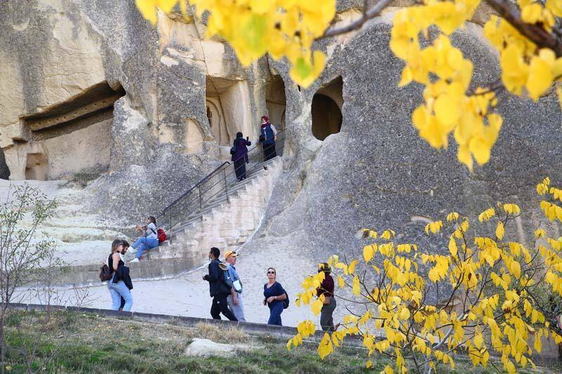 Kapadokya sonbahar renklerine büründü - 2