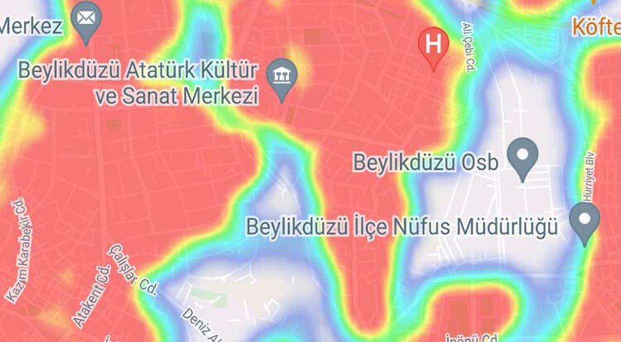 İstanbul'da koronavirüs haritası kıpkırmızı! - 13