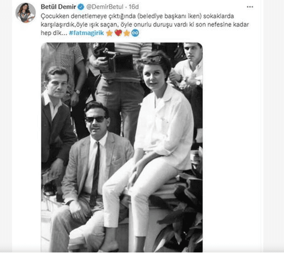 Ünlülerden Fatma Girik'e veda mesajları... - 4