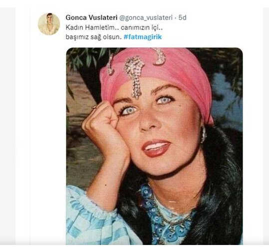 Ünlülerden Fatma Girik'e veda mesajları... - 6