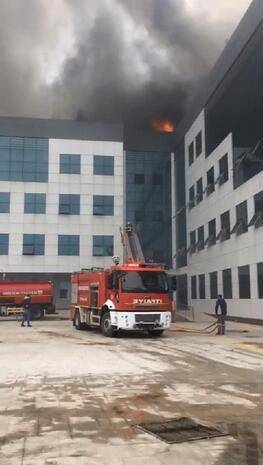 Giresun’da fakülte binasının çatısında yangın - 4