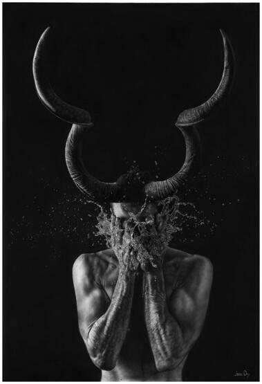 Karakalem ile inanılmaz eserler ortaya çıkarıyor - 12