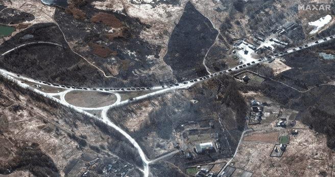 Putin’in yıkım ordusu: 64 kilometrelik konvoy Kiev sınırında - 8