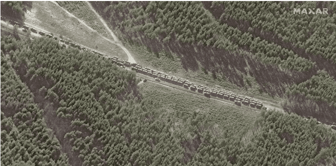 Putin’in yıkım ordusu: 64 kilometrelik konvoy Kiev sınırında - 1