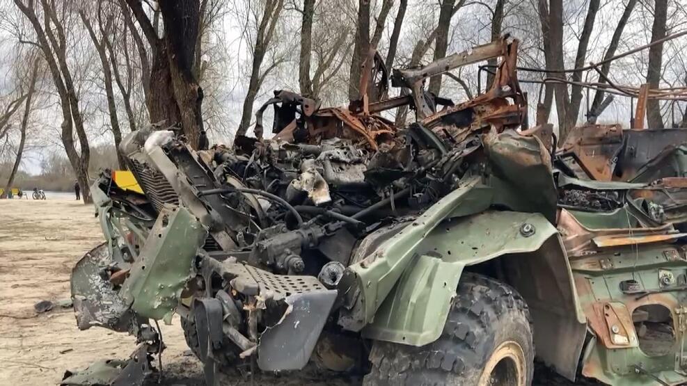 Çernihiv’de nehir kenarında füzeler bulundu - 3