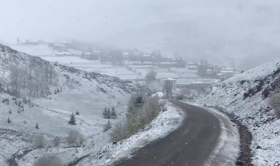 Mayıs ayında kar sürprizi! 2 şehir beyaza büründü - 2