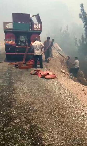 Antalya'da orman yangını! Ekipler müdahale ediyor - 4