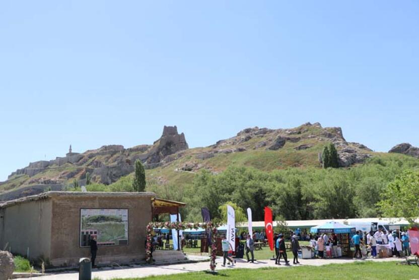 Van'da tarihi kalede 'Dünya Kahvaltı Günü' etkinliği - 7