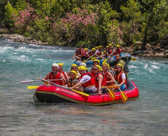 Köprülü Kanyon'da günde 3 bin bot suya iniyor - 5