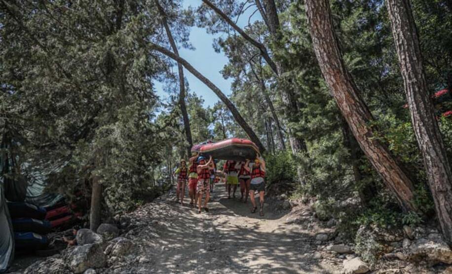 Köprülü Kanyon'da günde 3 bin bot suya iniyor - 8