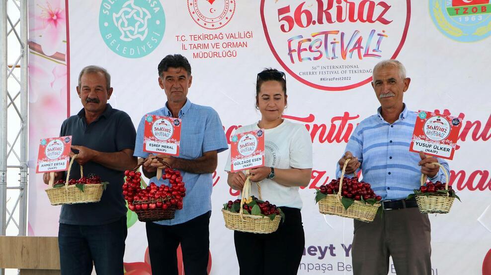Tekirdağ'ın 'en güzel kirazı' seçildi - 5