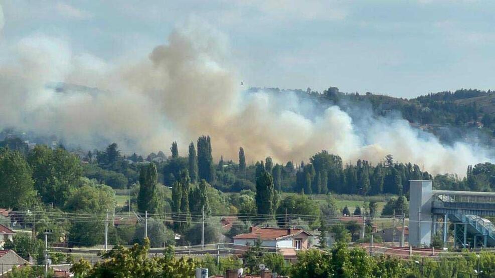 Yangın 30 dakika sürdü ama... 40 dönüm arpa kül oldu! - 2