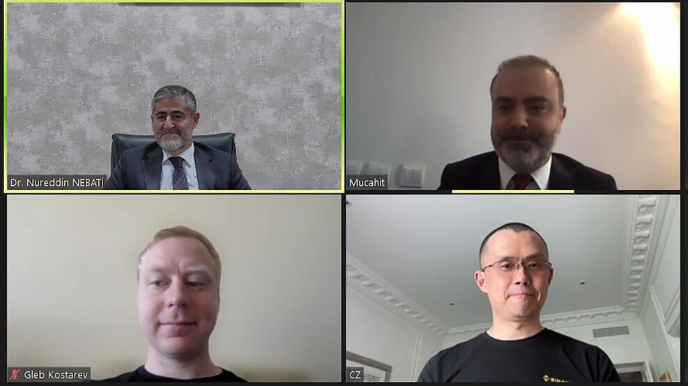 Bakan Nebati, Binance kurucusu ile görüştü - 2