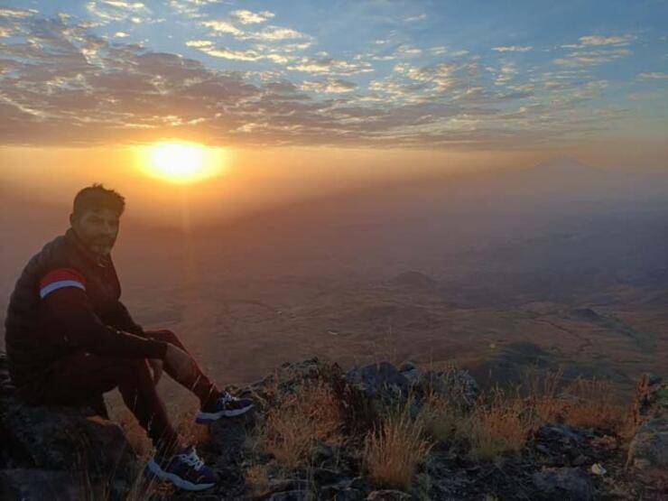 Zirvede kamp kurarak güneşin doğuşunu ve batışını görüntülediler - 4