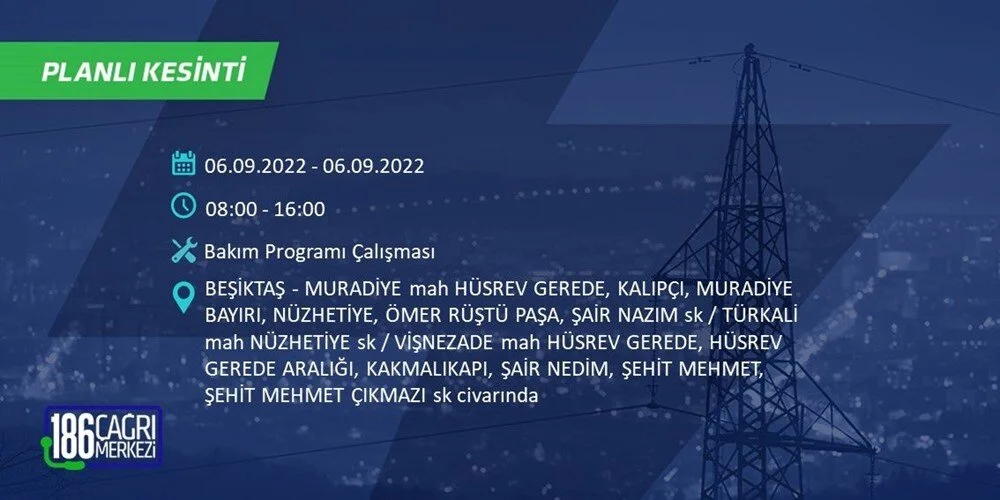 BEDAŞ 6-7 Eylül Elektrik kesintisi hangi ilçe ve mahallede olacak? Elektrikler ne zaman saat kaçta gelecek? - 9