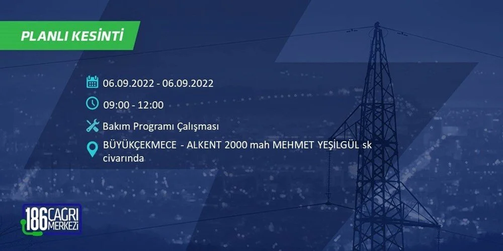 BEDAŞ 6-7 Eylül Elektrik kesintisi hangi ilçe ve mahallede olacak? Elektrikler ne zaman saat kaçta gelecek? - 22