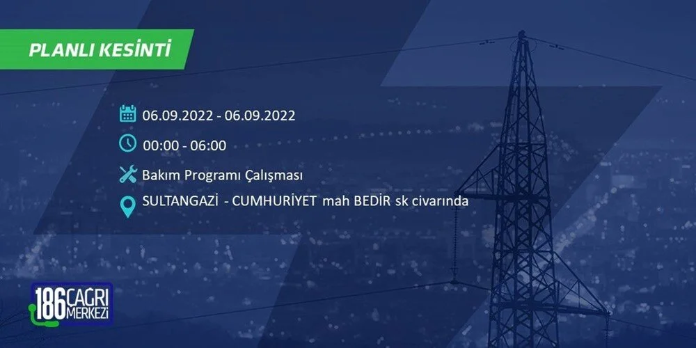 BEDAŞ 6-7 Eylül Elektrik kesintisi hangi ilçe ve mahallede olacak? Elektrikler ne zaman saat kaçta gelecek? - 70