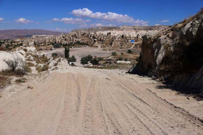 Kapadokya'da tartışmalı yol üzerindeki tuvalet yıkıldı - 6