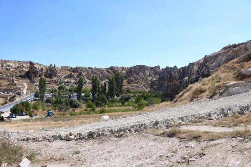 Kapadokya'da tartışmalı yol üzerindeki tuvalet yıkıldı - 2