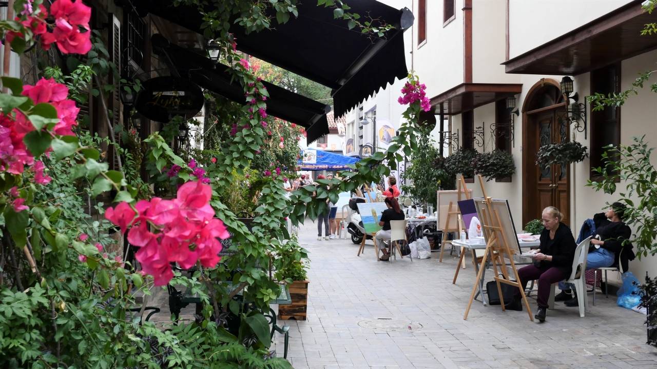 Ressamlar Kaleiçi sokaklarında buluştu - 2