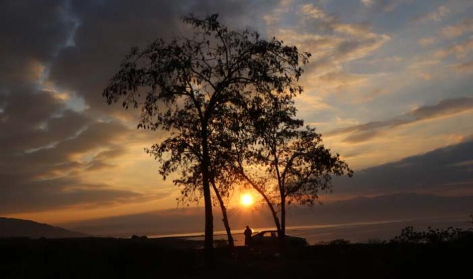 Burdur Gölü'nde 'gün batımı' güzelliği - 2