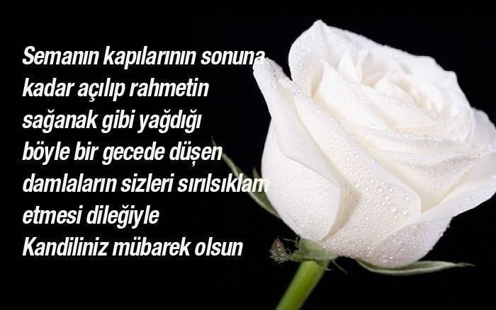 WhatsApp resimli kandil mesajları indir | Regaip Kandili resmi (durum fotoğrafı) indir - 28