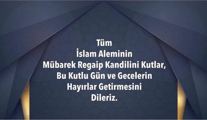 WhatsApp resimli kandil mesajları indir | Regaip Kandili resmi (durum fotoğrafı) indir - 27