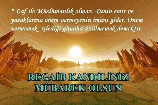 WhatsApp resimli kandil mesajları indir | Regaip Kandili resmi (durum fotoğrafı) indir - 15