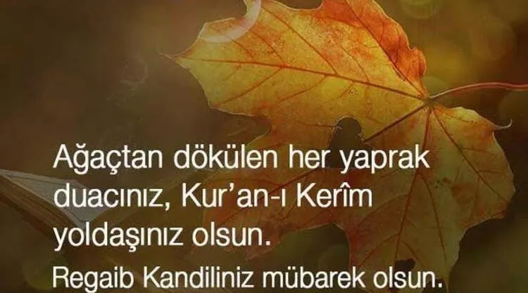 WhatsApp resimli kandil mesajları indir | Regaip Kandili resmi (durum fotoğrafı) indir - 34