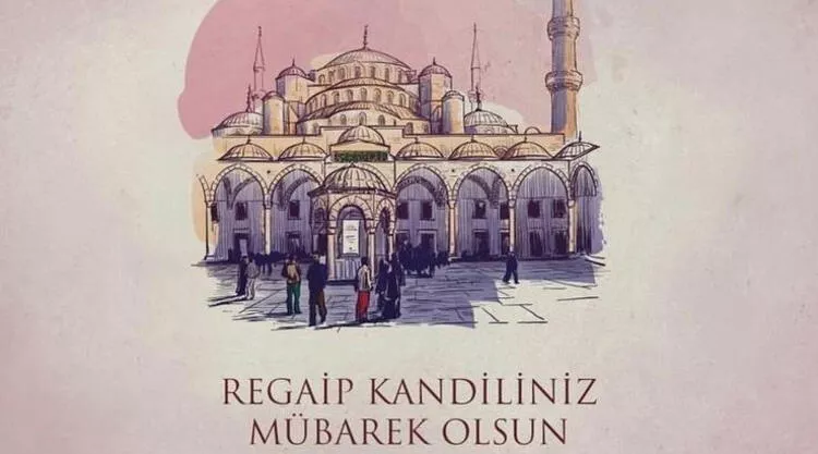 WhatsApp resimli kandil mesajları indir | Regaip Kandili resmi (durum fotoğrafı) indir - 11