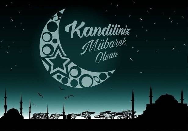 WhatsApp resimli kandil mesajları indir | Regaip Kandili resmi (durum fotoğrafı) indir - 7