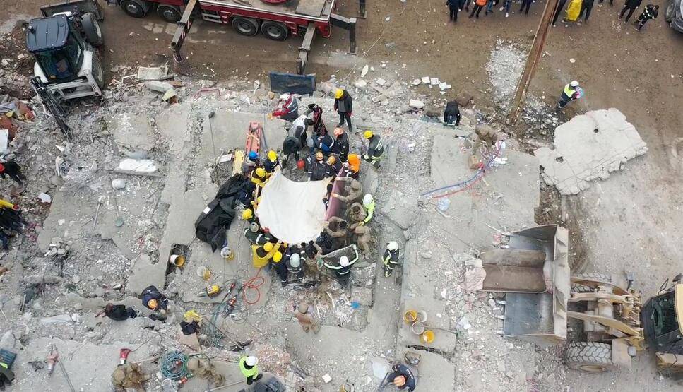 Diyarbakır’da depremin verdiği hasar havadan görüntülendi - 10