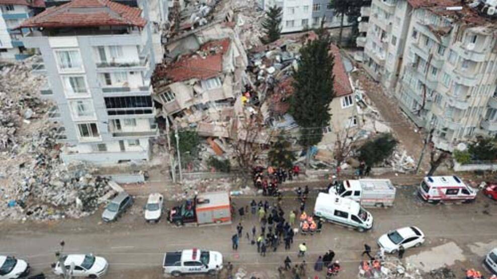 Hatay'da depremler sonrası son durum havadan fotoğraflandı - 1