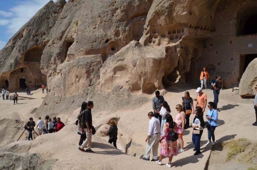 Kapadokya’nın gözdesi Selime Katedrali'nde bahar yoğunluğu - 9