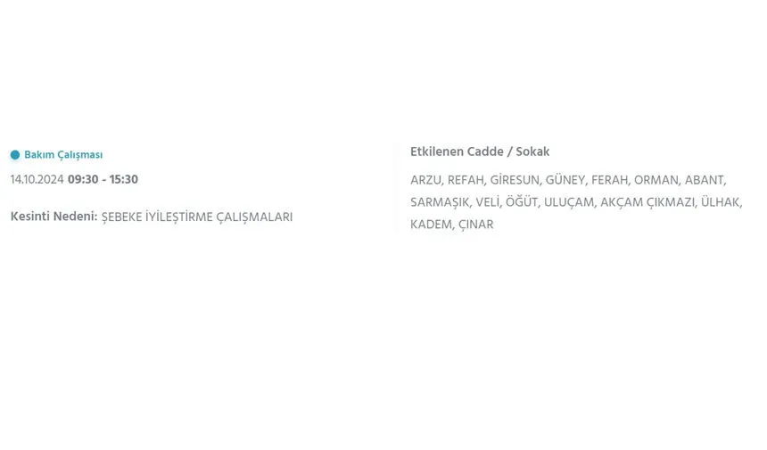 İstanbul’da büyük elektrik kesintisi! Hangi ilçeler etkilenecek? - 39