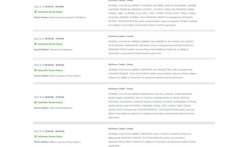 İstanbul’da büyük elektrik kesintisi! Hangi ilçeler etkilenecek? - 2