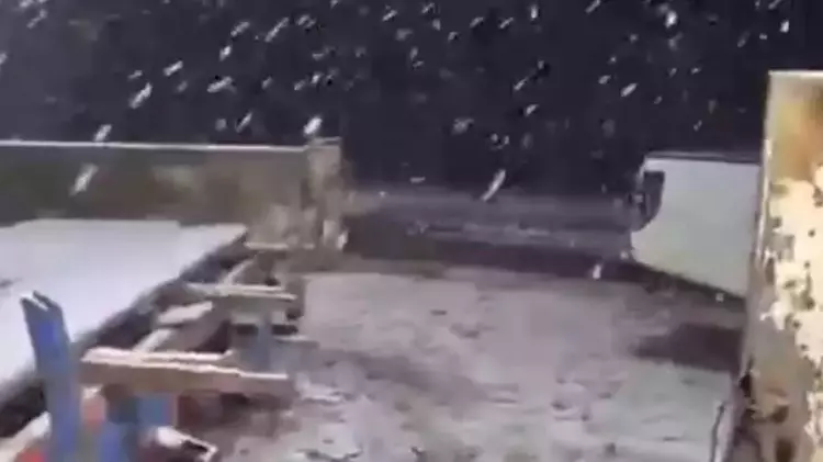 Sivas’ta soğuk hava ve kar alarmı! Yüksek kesimlerde yaşam durma noktasında - 1