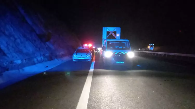 İstanbul-İzmir Otoyolu nda feci kaza! Tomruklar 6 aracı biçti - 4