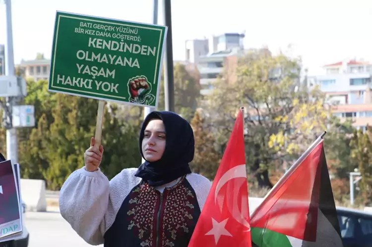 Ankara da protesto: 'Balfour deklarasyonu diplomatik utanç!' - 2
