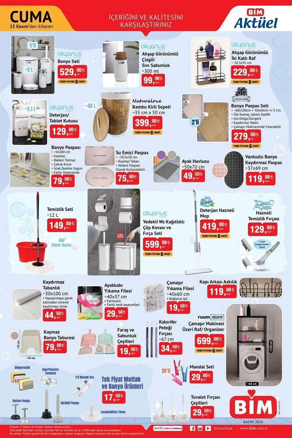 BİM markette 15 Kasım fırsatları: Kaçırılmayacak indirimli ürünler - 92497