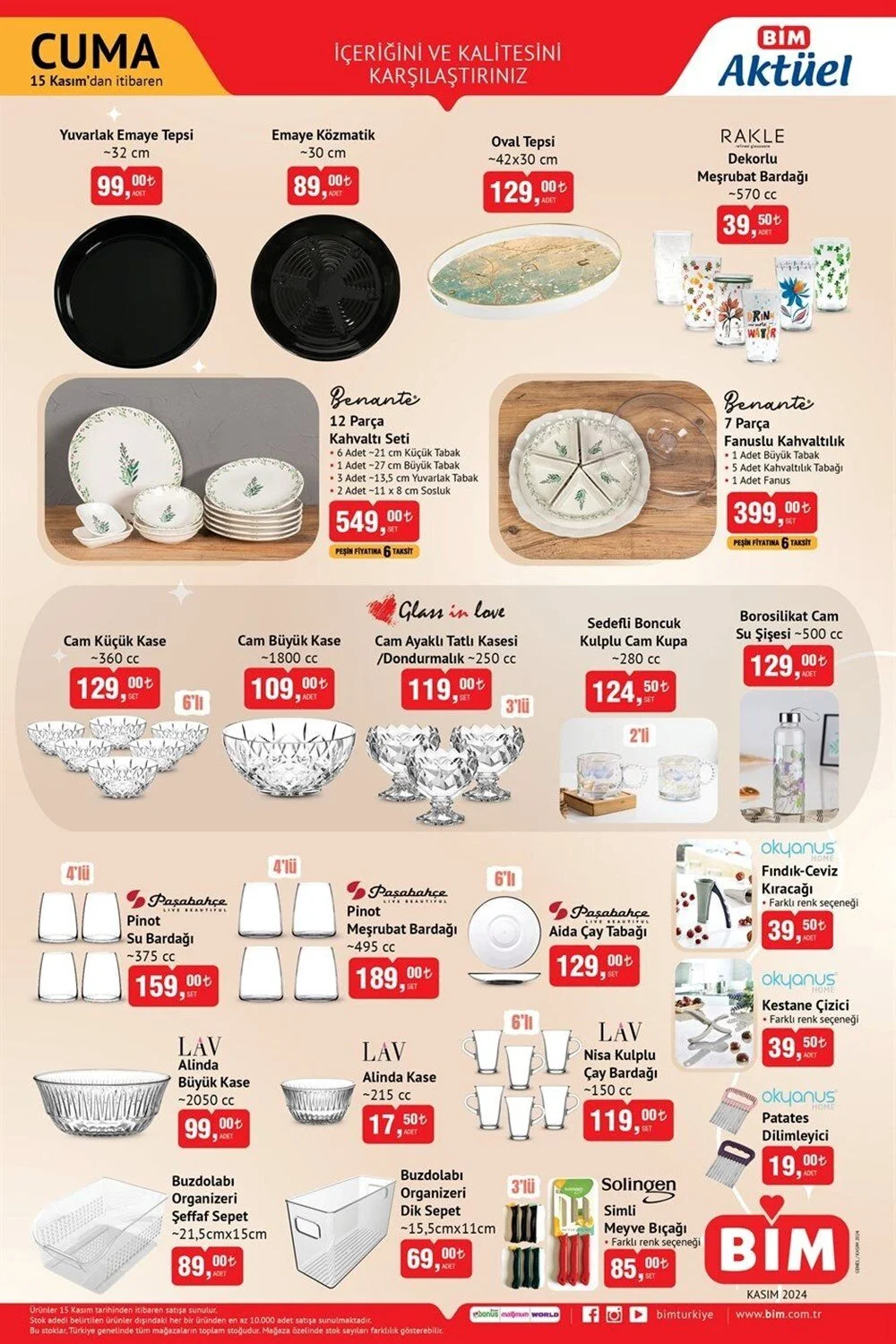 BİM markette 15 Kasım fırsatları: Kaçırılmayacak indirimli ürünler - 92498