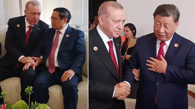 Erdoğan G20'de diz dize sohbetlerle gündem oldu - 7