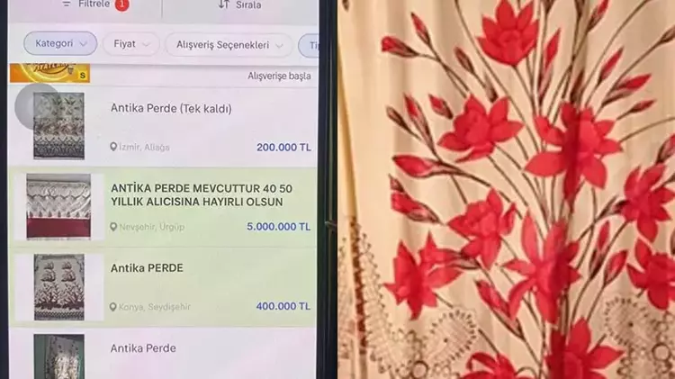 Eski perdeler araba fiyatına satılıyor: Gerçek değer ne - 1