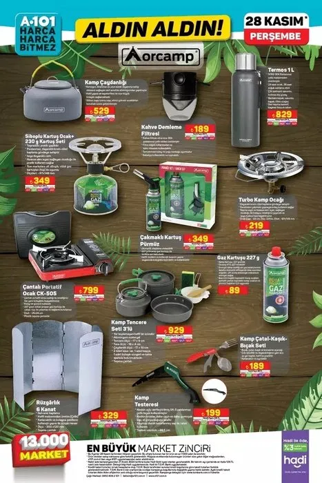 A101 aktüel ürünler kataloğu; 25-28 Kasım A101 indirim fırsatları - 10
