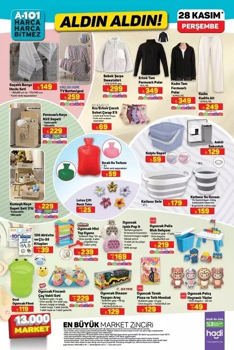 A101 aktüel ürünler kataloğu; 25-28 Kasım A101 indirim fırsatları - 11