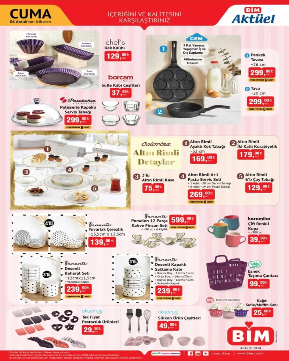 BİM 06 Aralık 2024 Cuma aktüel ürünler kataloğu yayımlandı. - 1